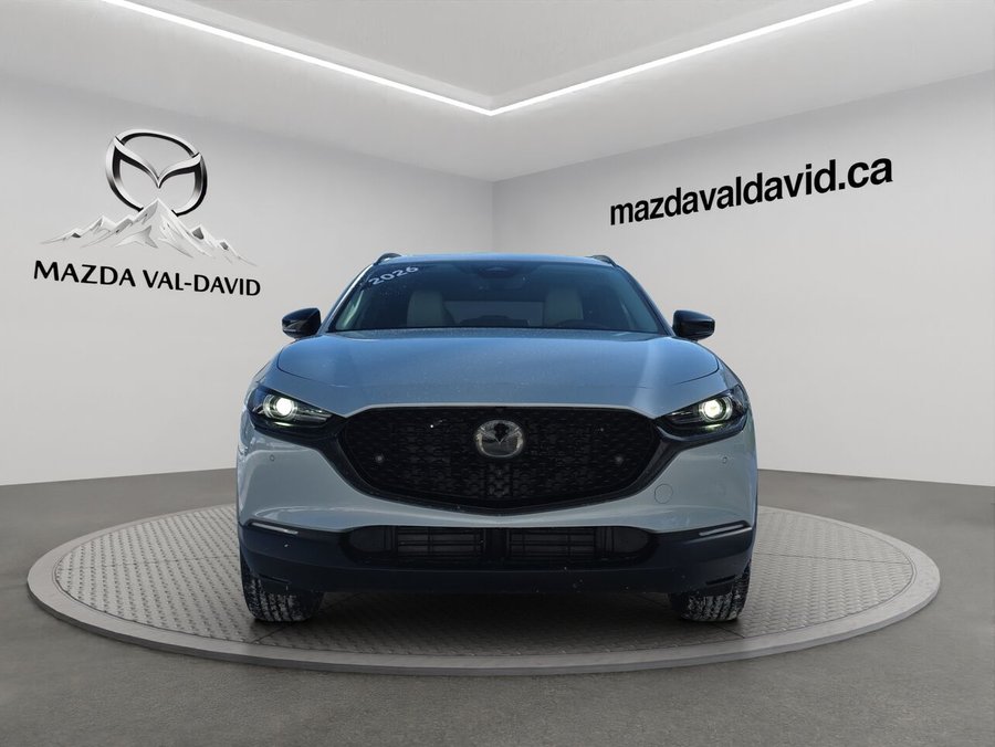 2026 Mazda CX-30 GT turbo, awd, toit ouvrant, Écran 360 degré, Navigation, chargeur sans fil pour cellulaire Aero Grey Metallic