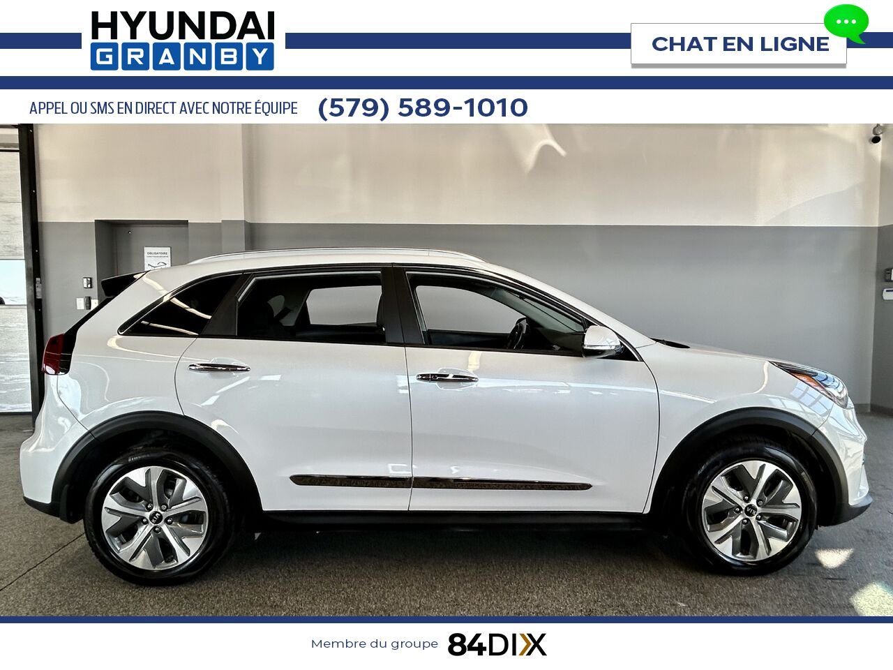 Kia Niro électrique 2019 Blanc Granby - photo #7