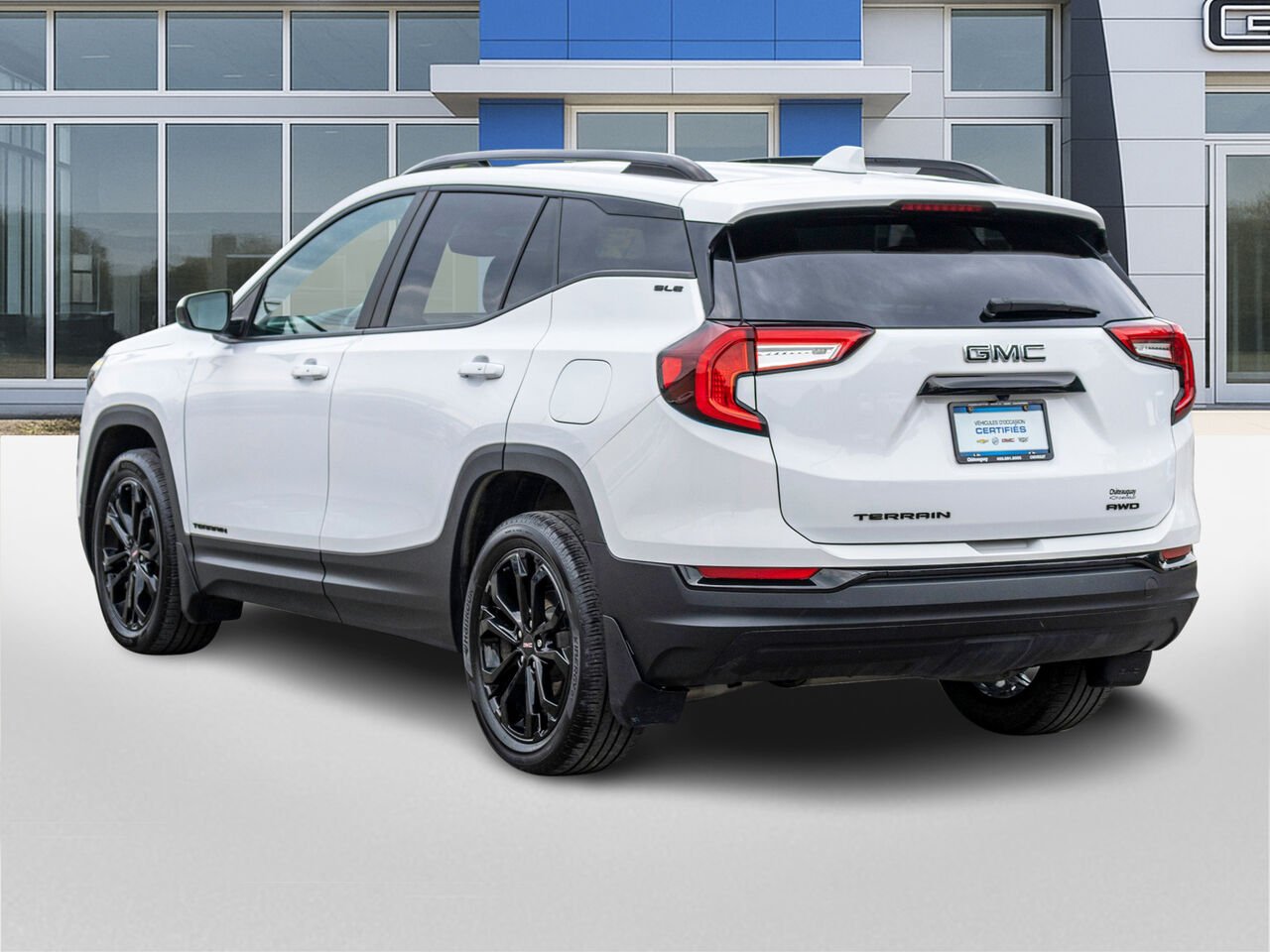2022 GMC Terrain Traction intégrale, 4 portes SLE White Châteauguay - photo #3