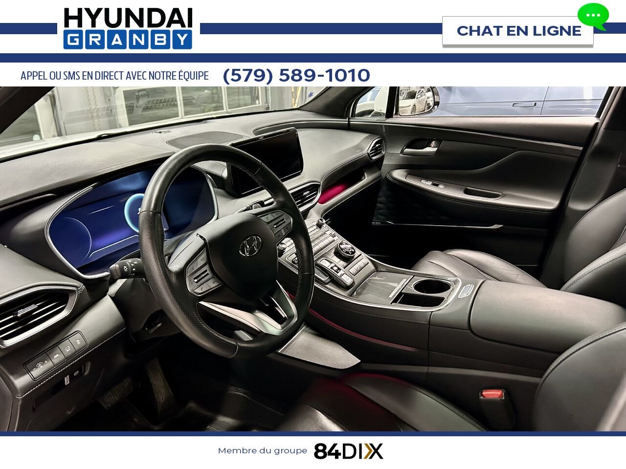 Hyundai Santa Fe 2022 Blanc Granby - photo #10