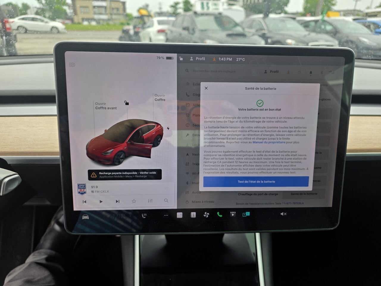 Tesla Model 3 2020 Rouge Longueuil, - photo #11