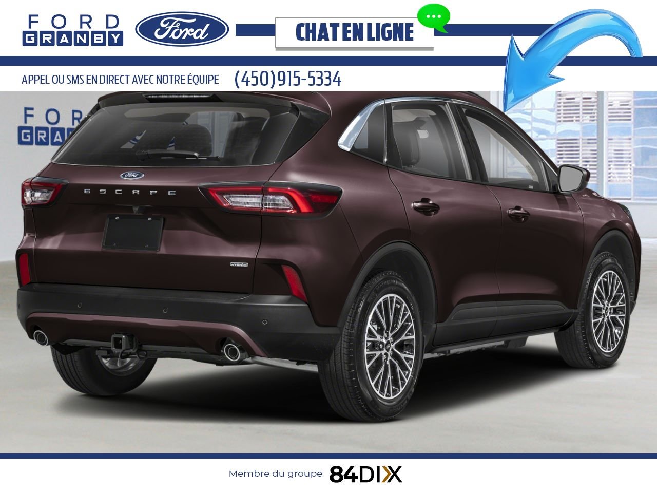 Ford Escape 2025 Bleu vapeur métallisé Granby - photo #2