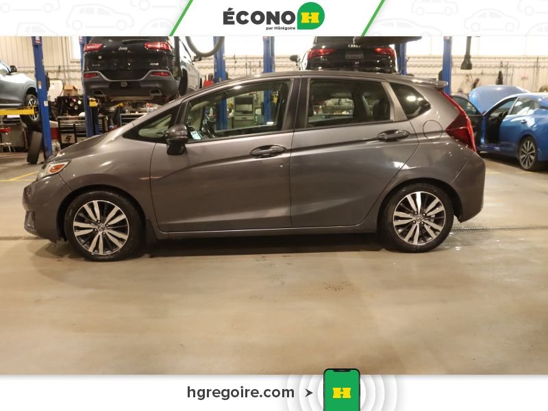 Honda Fit 821506 | EX-L AUTO A/C CUIR TOIT NAV MAGS 2015 Gris Laval - photo #4