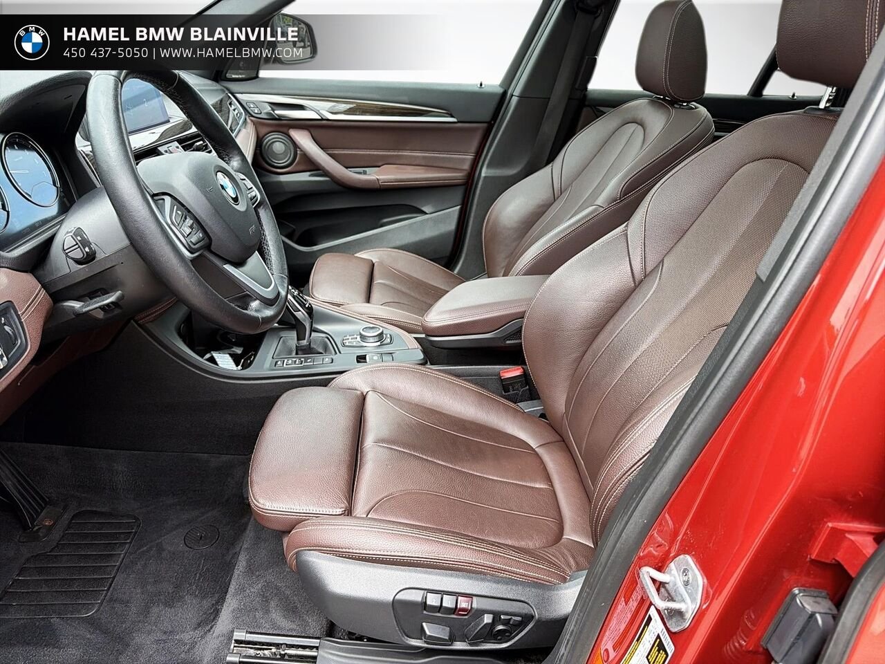 BMW X1 xDrive28i véhicule d'activités sportives 2020 Orange Blainville - photo #8