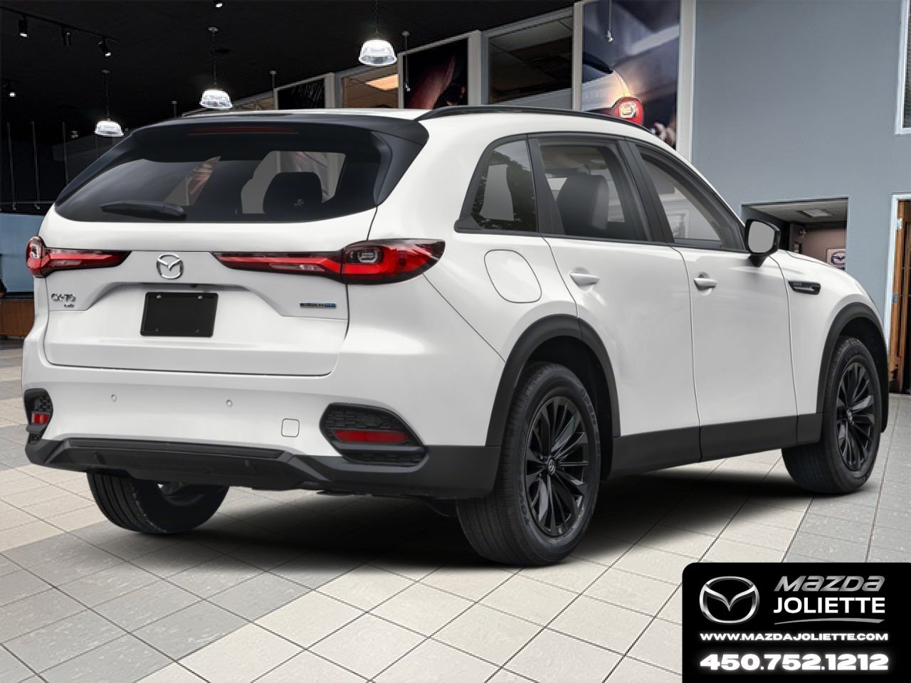 MAZDA CX-70 hybride rechargeable 2026 Blanc rhodium métallisé Notre-Dame-des-Prairies - photo #2