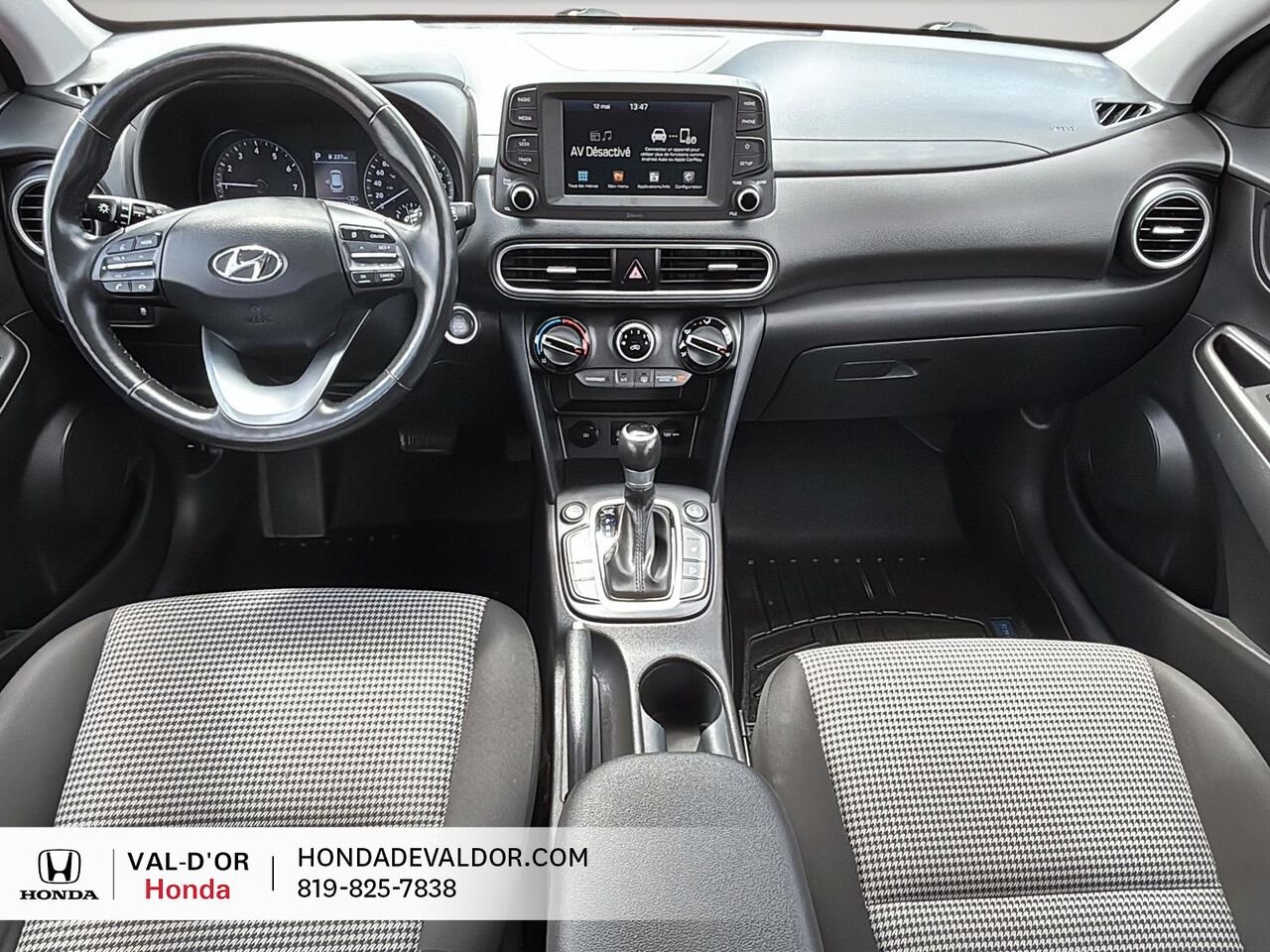 Hyundai Kona 2.0L Preferred AWD 2019 Orange Val-d'Or - photo #6