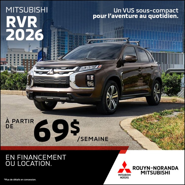 Rouyn noranda mitsubishi promo RVR 2026 avril FR 1024x1024