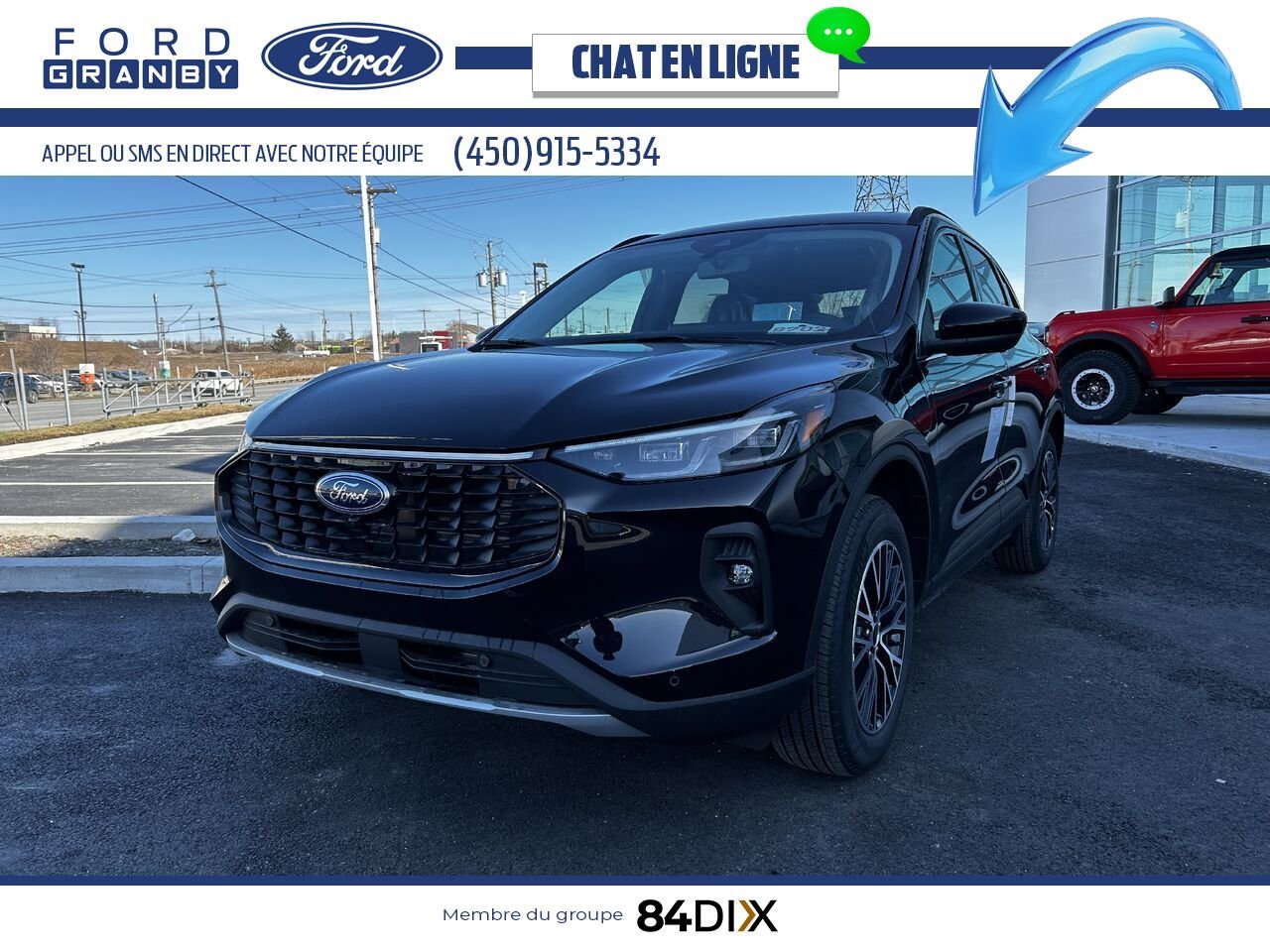 2025 Ford Escape Agate Black Metallic Granby - photo #6