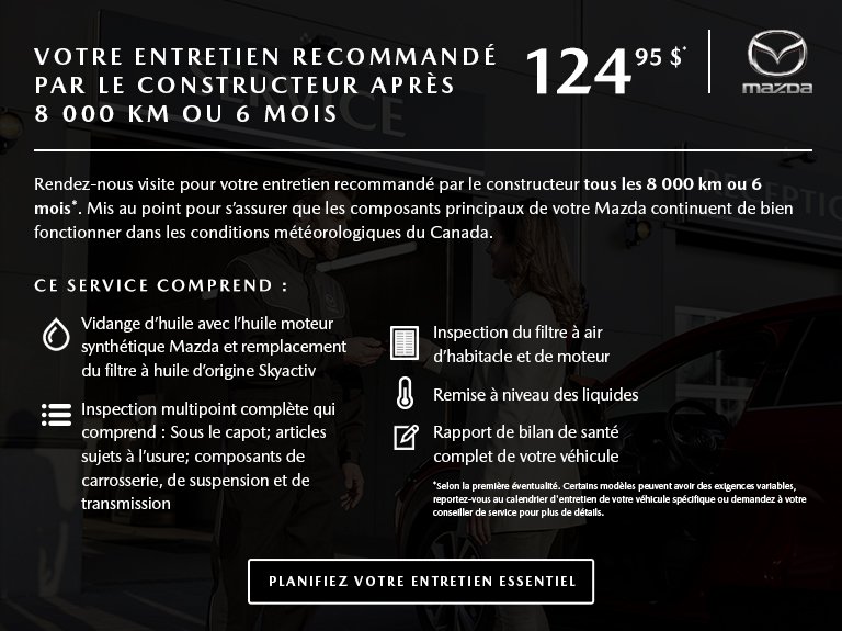 Mazda entretien accueil janvier 2024