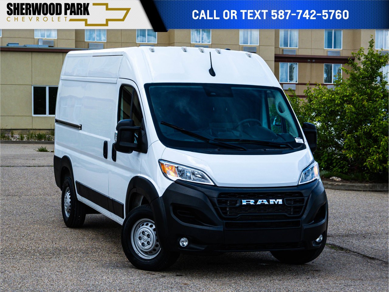 2025 Ram ProMaster Cargo Van Tradesman 2500 High Roof 136 WB w/Pass Seat White Sherwood Park - photo #0