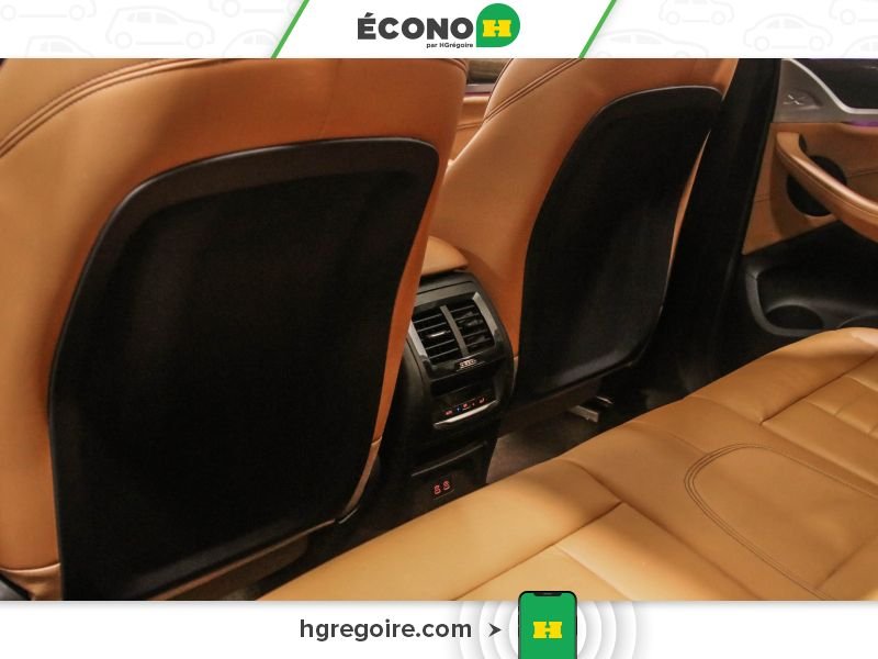 BMW X3 727822A | xDrive30i AUTO A/C CUIR TOIT NAV MAGS CAM BLUETOOT 2021 Noir Laval - photo #23
