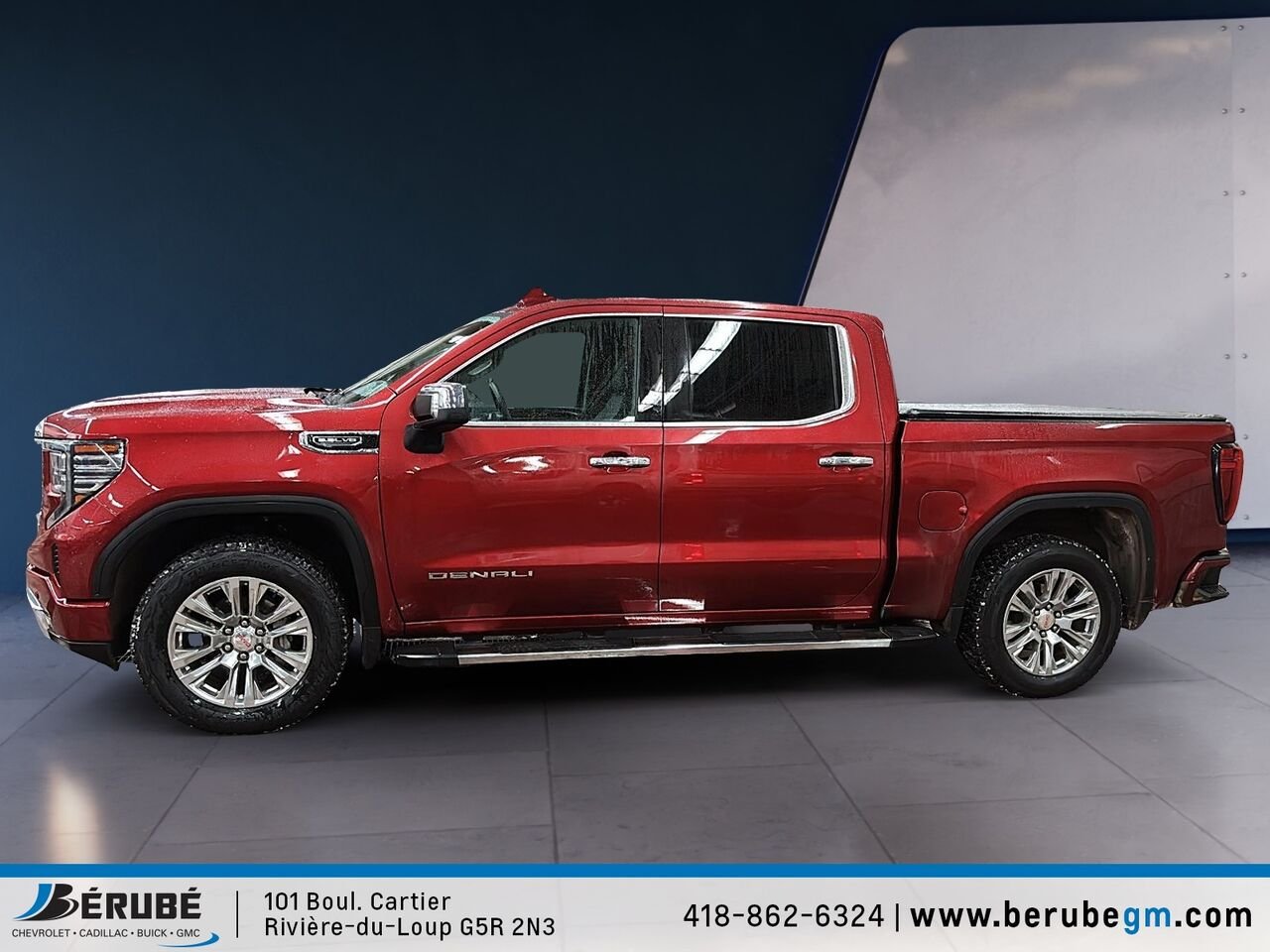 2024 GMC 1500 4RM, CAISSE COURTE, CAB. MULTIPLAC Denali cabine multiplace 4RM 147 po Red Rivière-du-Loup - photo #4