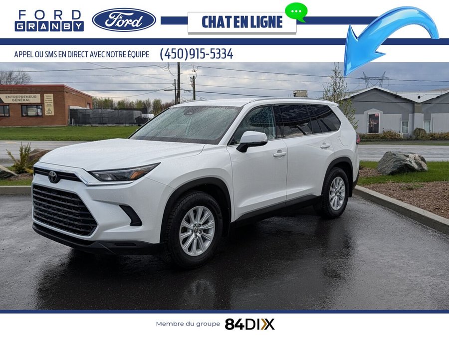 Toyota Grand Highlander hybride XLE TI 2024 Blanc