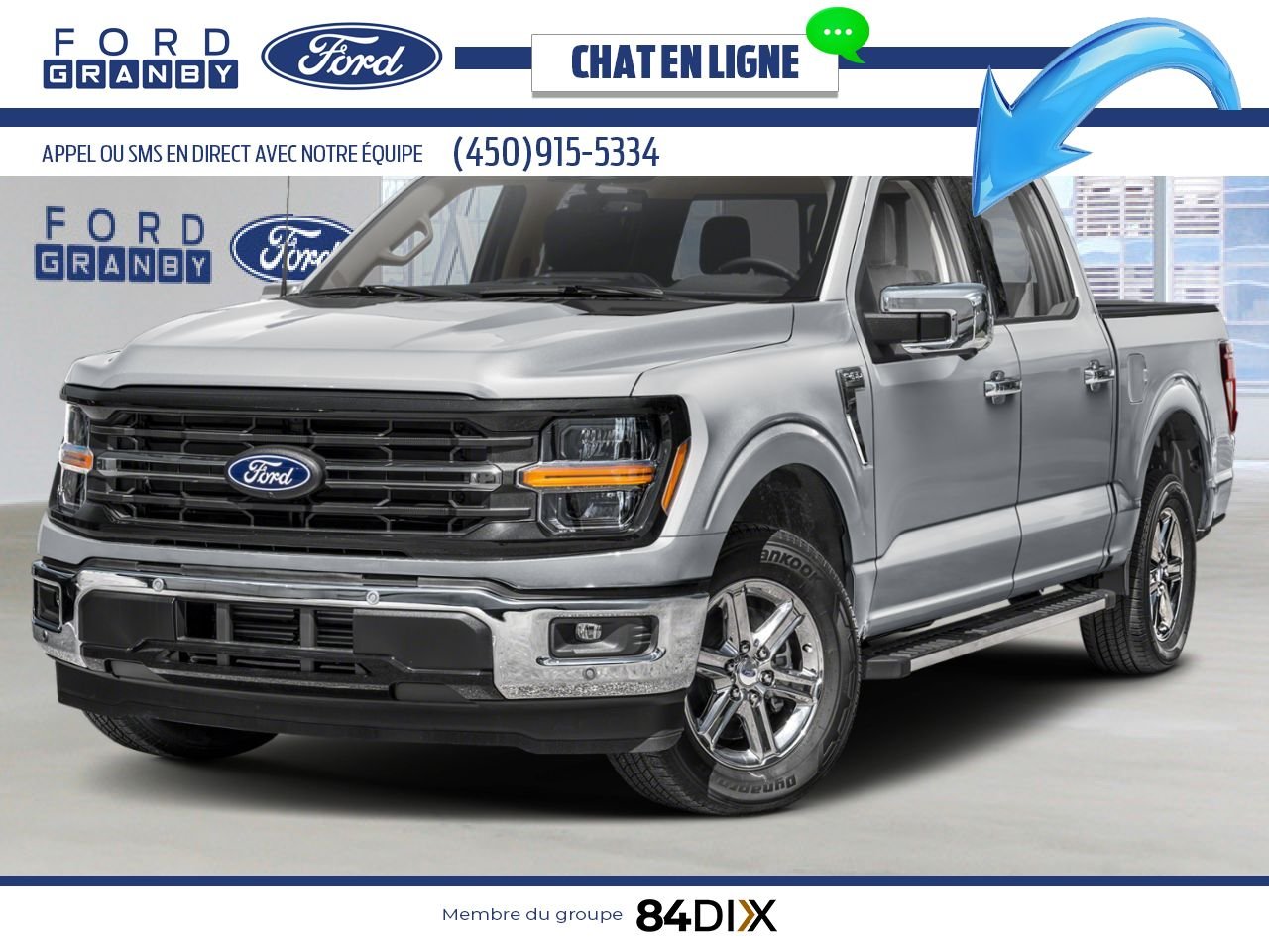 2025 Ford F-150 Iconic Silver Metallic Granby - photo #0