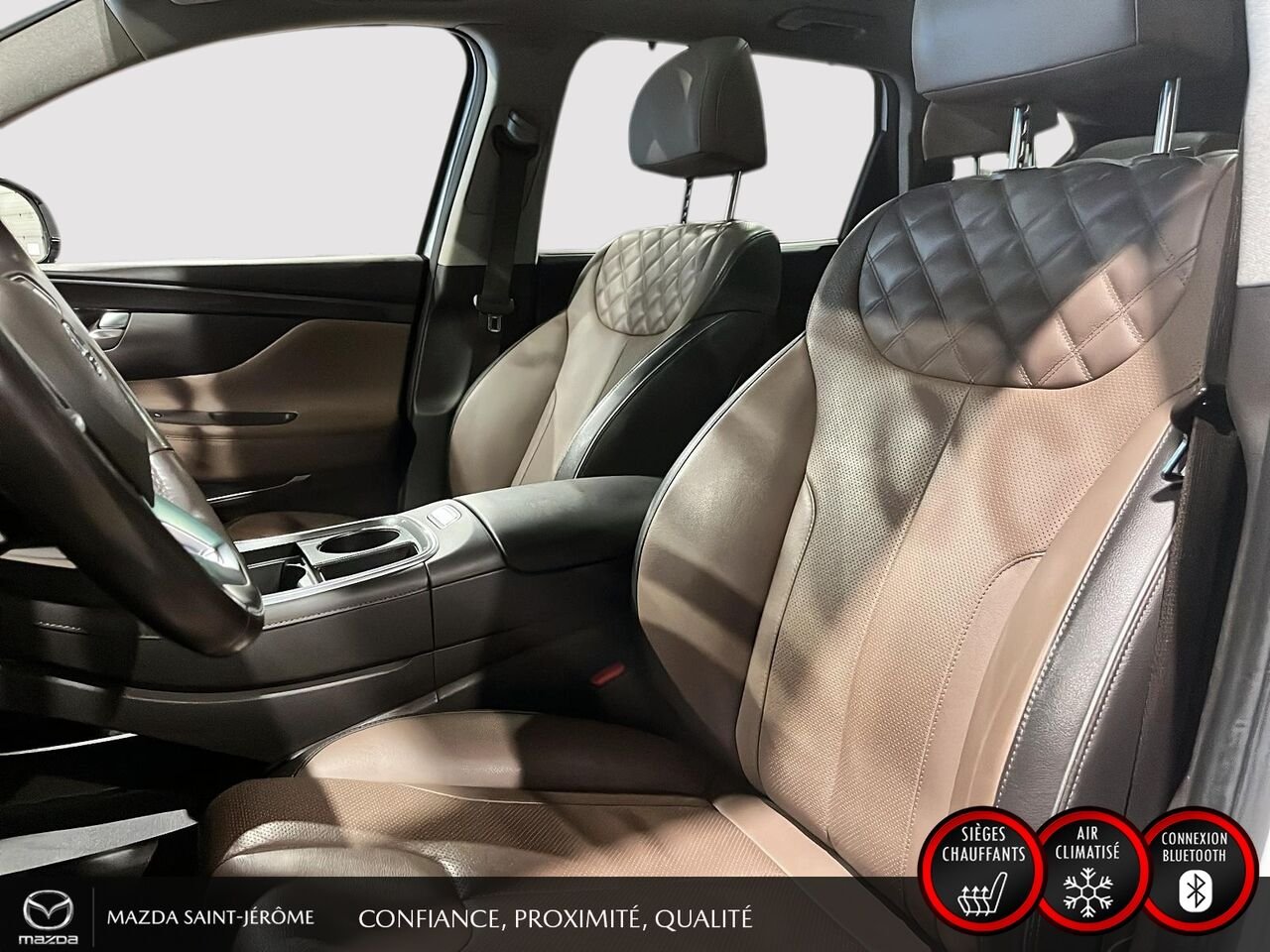2022 Hyundai Santa Fe Hybrid TOIT PANORAMIQUE | CUIR | AWD | White Saint-Jérôme - photo #17