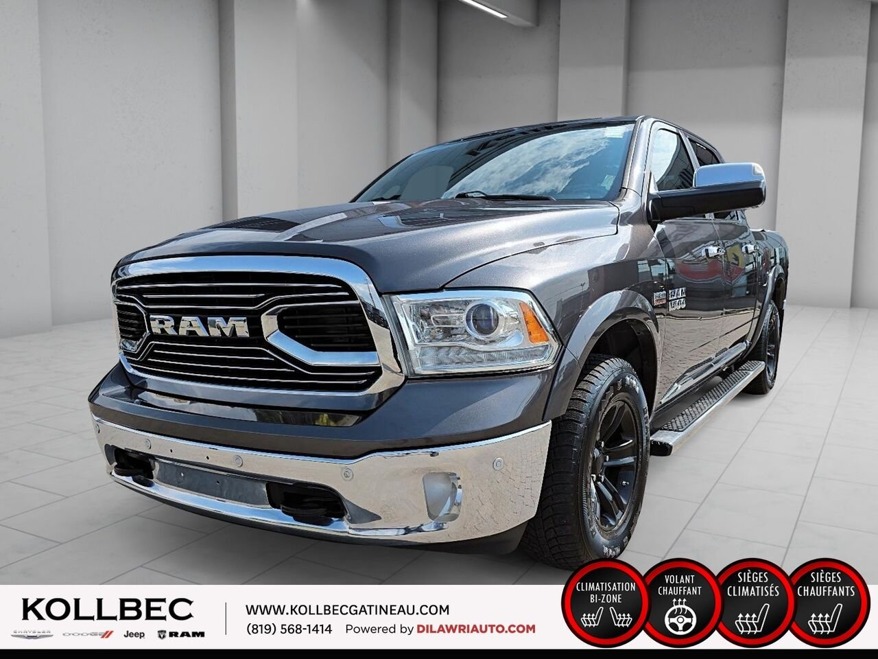2016 RAM 1500 Limited CREWCAB 4x4 Grey Ottawa & Gatineau - photo #0