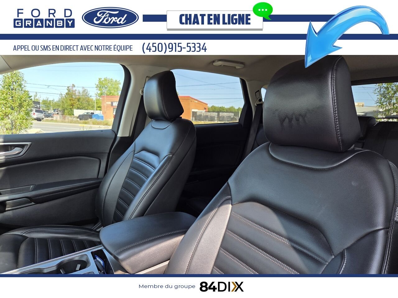 Ford Edge 2022 Blanc Granby - photo #20