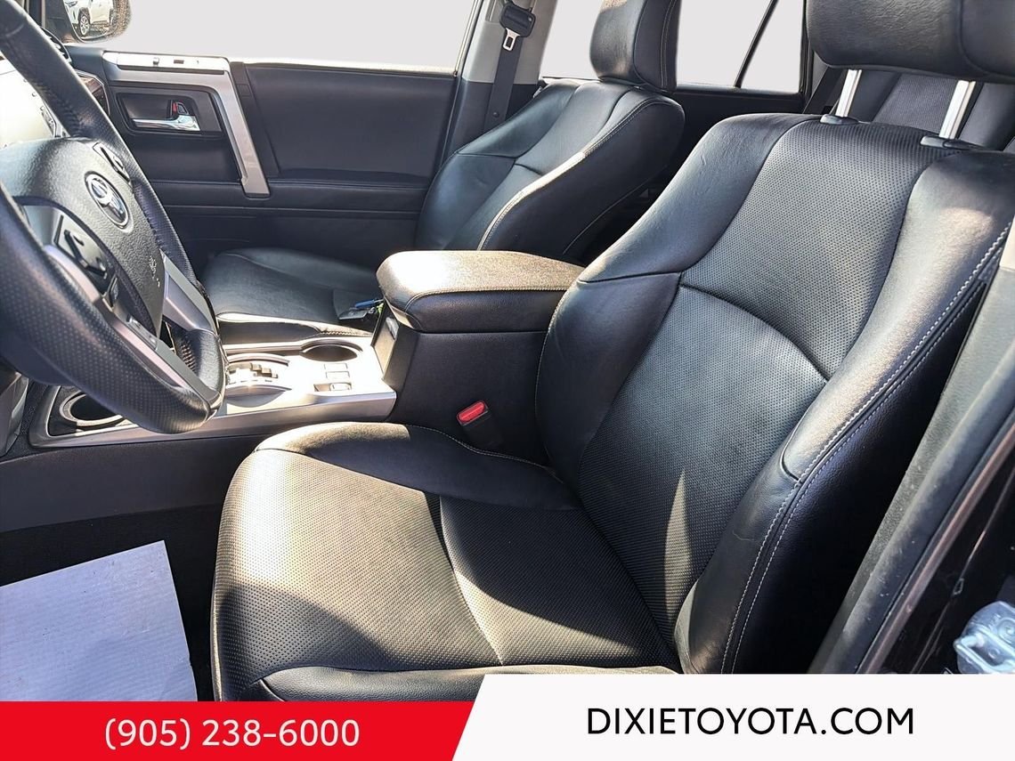 2021 Toyota 4Runner Power Sunroof, Leather Interior, Heated Seats, Alloy Wheels, Heated Steering Wheel, Running Boards, Bluetooth Midnight Black Metallic Mississauga - photo #16