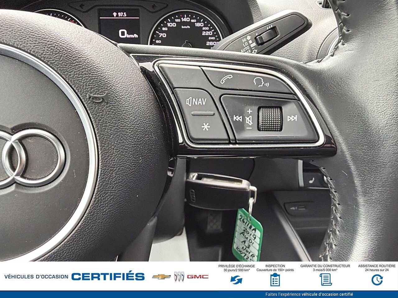 2019 AUDI A3 Komfort 45 TFSI quattro Black Montmagny - photo #12
