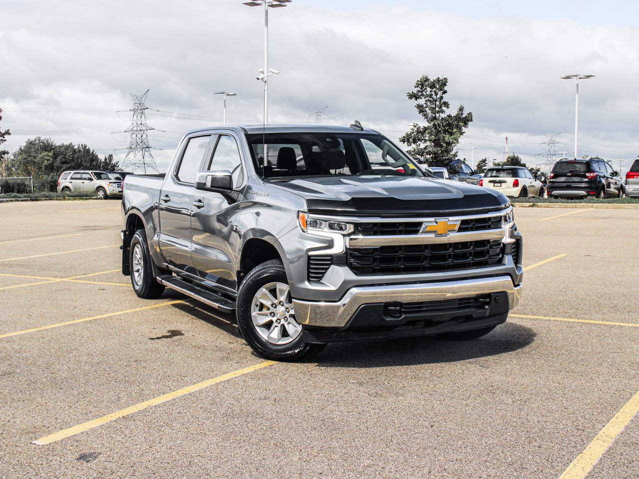 2023 Chevrolet Silverado 1500 4WD Crew Cab 147 LT Grey Sherwood Park - photo #1
