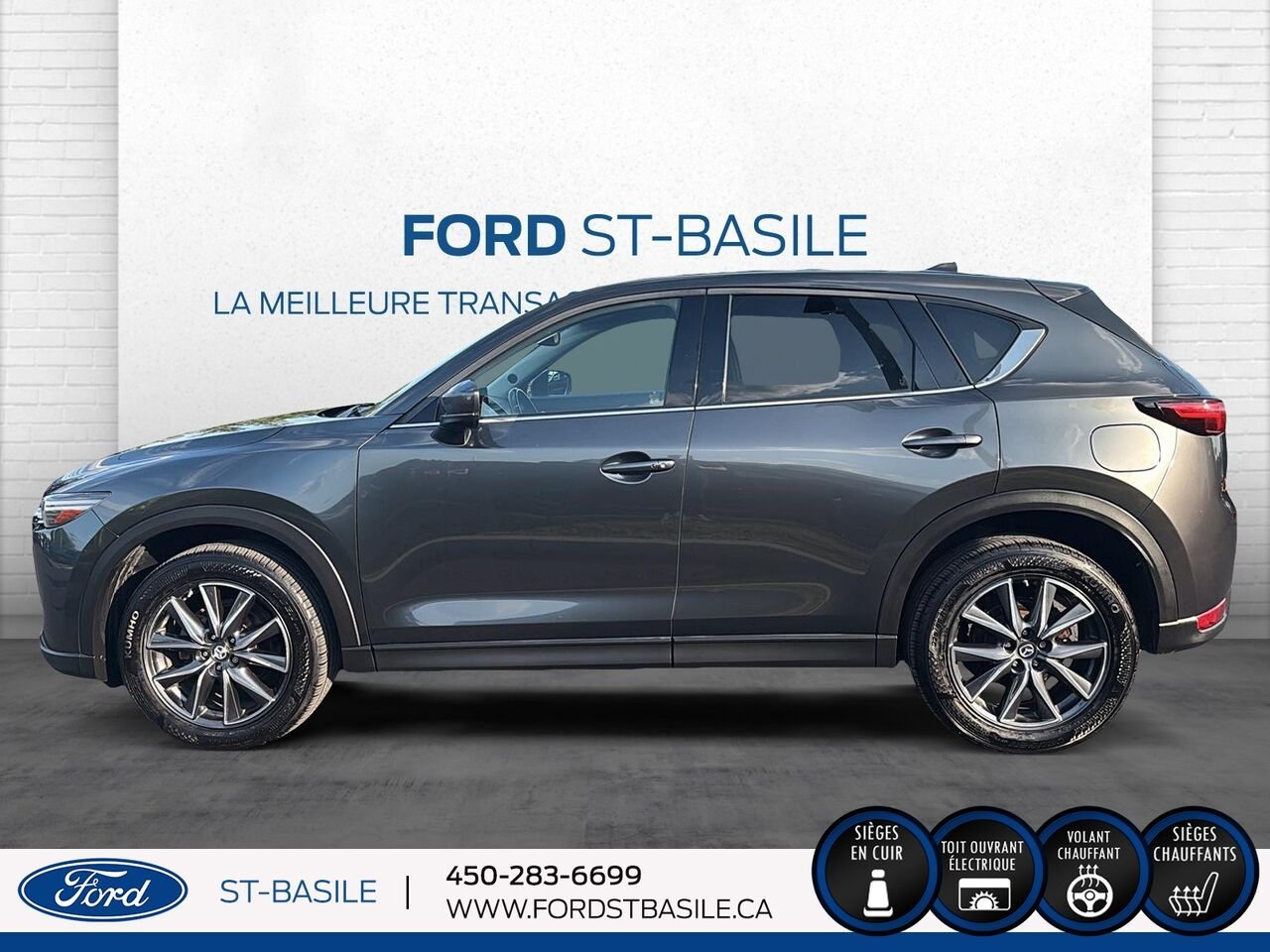 MAZDA CX-5 2017 Gris Saint-Basile-le-Grand - photo #2