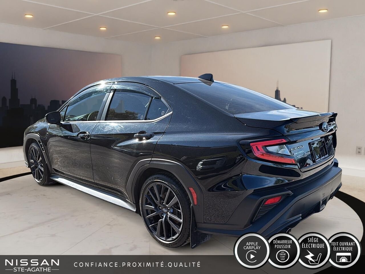 Subaru WRX Sport | TOIT OUVRANT | BANCS CHAUFFANTS | 2023 Noir Saint-Jérôme - photo #4