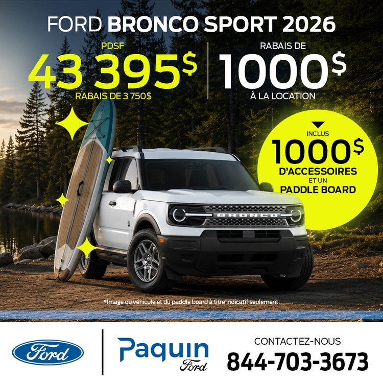 Paquin Ford Visuel promo client July