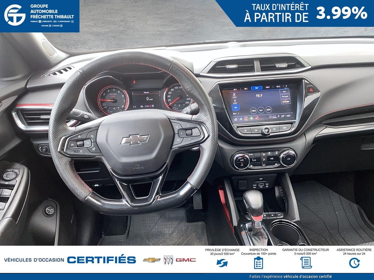 CHEVROLET TRAILBLAZE RS 4 portes TI 2023 Noir Montmagny - photo #8