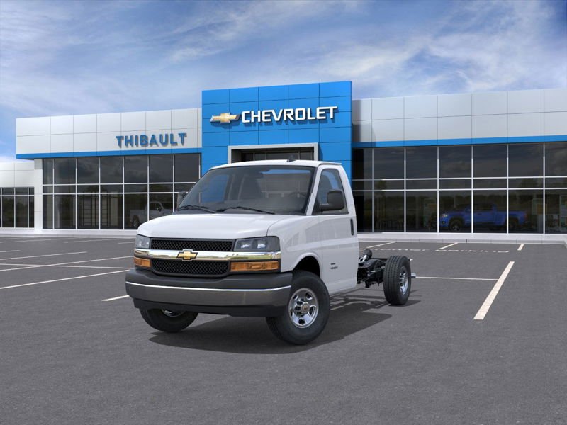 CHEVROLET Fourgonnette commerciale tronquée Express 3500 fourgonnette 139 po 2025 BLANC SOMMET Sherbrooke - photo #7