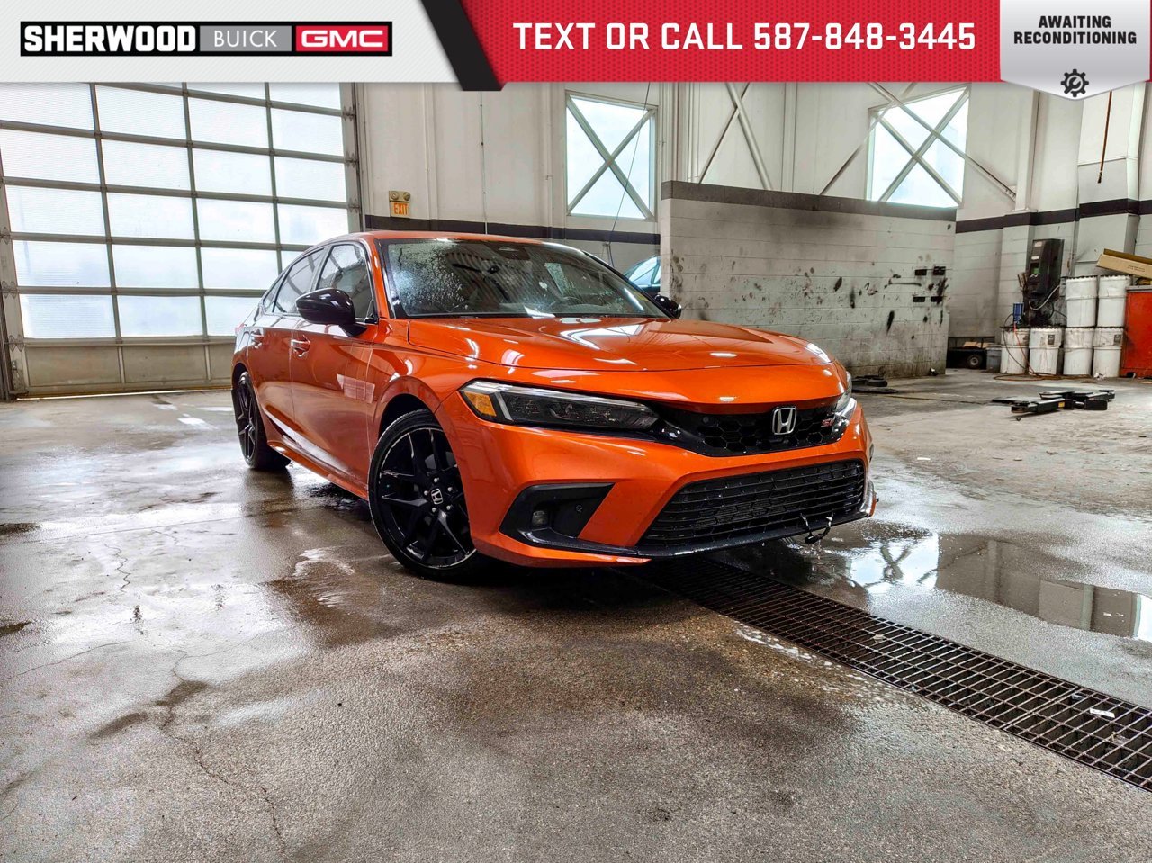 2023 Honda Civic Si Manual Orange Sherwood Park - photo #0