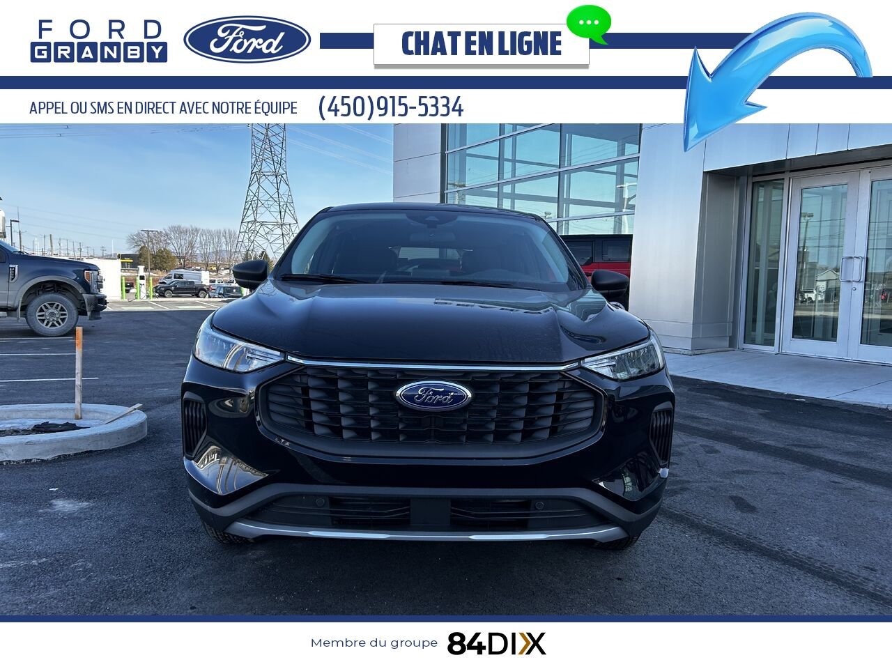 Ford Escape 2025 Noir agate métallisé Granby - photo #7