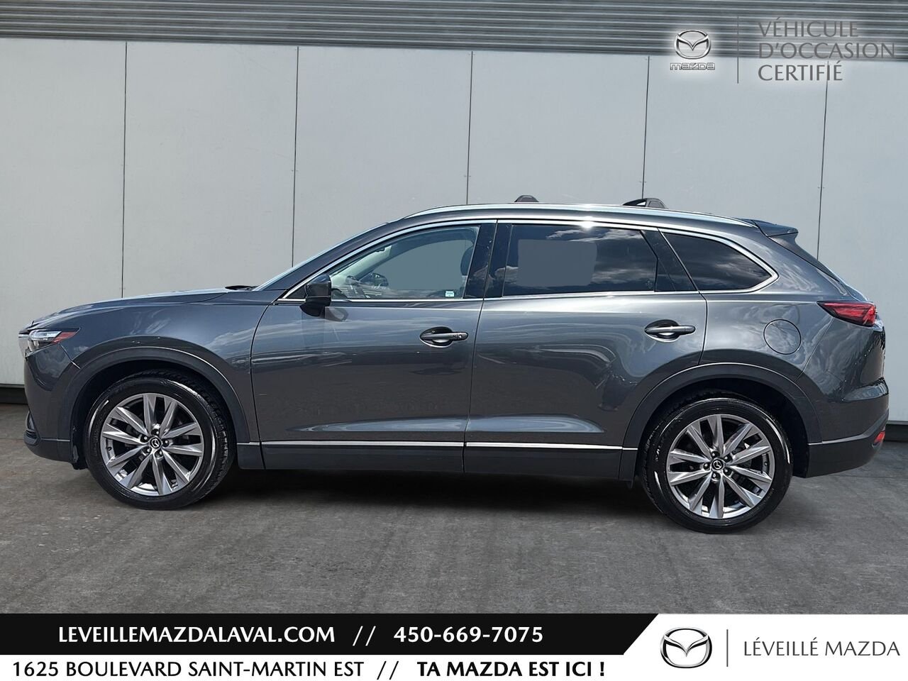 Mazda CX-9 GS TI 2023 Gris Laval - photo #7