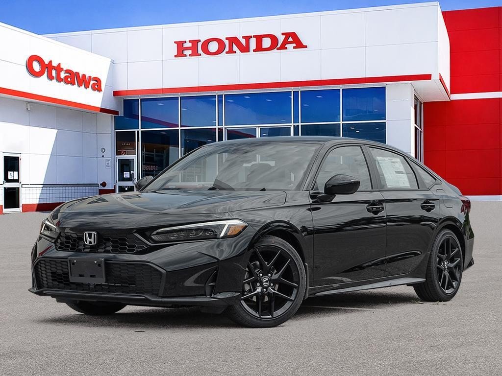 Honda Civic Berline Sport CVT Sedan 2026 Noir cristal nacré Ottawa & Gatineau - photo #0