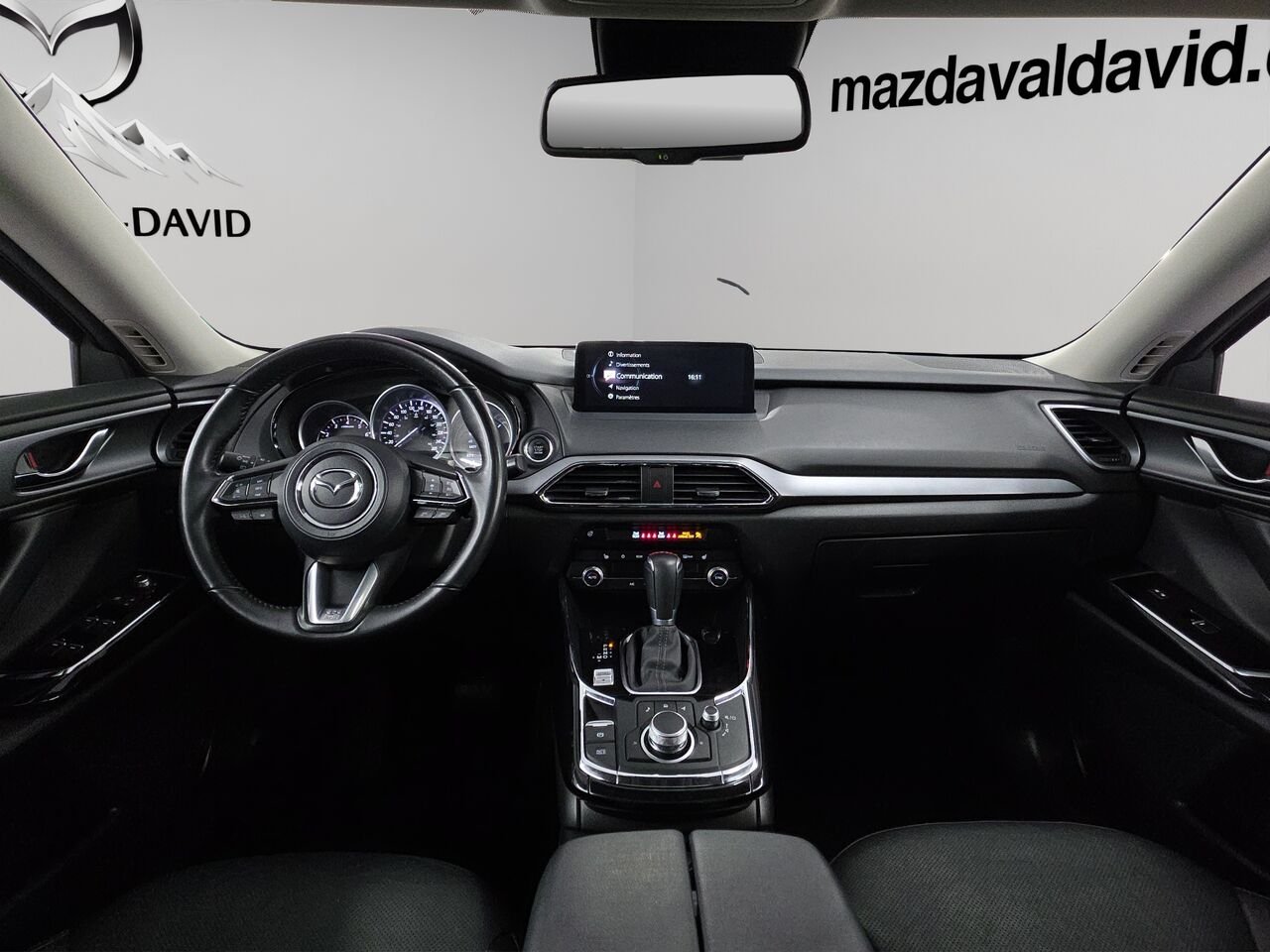 Mazda CX-9 GS-L TI, 7 passagers, Apple carplay, Toit ouvrant, volant chauffant 2023 Blanc Val-David - photo #8