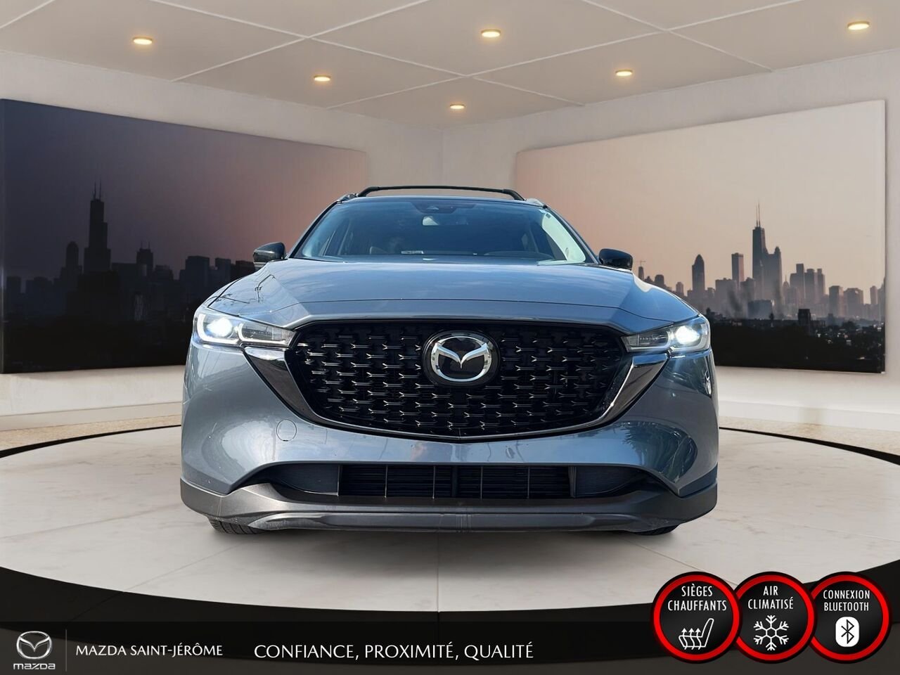 2022 Mazda CX-5 Édition Kuro | AWD | TOIT OUVRANT | CUIR | Grey Saint-Jérôme - photo #2