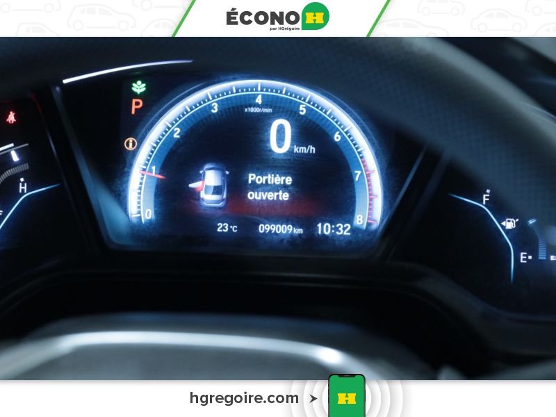 Honda Civic 822001 | LX AUTO GR ÉLEC A/C BLUETOOTH CAMÉRA 2017 Noir Laval - photo #14