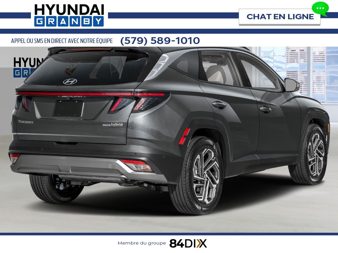 HYUNDAI Tucson hybride 2026 Gris écotronique Granby - photo #2