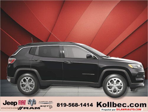 2025 Jeep Compass 251340 | Sport 4x4 Diamond Black Crystal Pearl Gatineau - photo #3