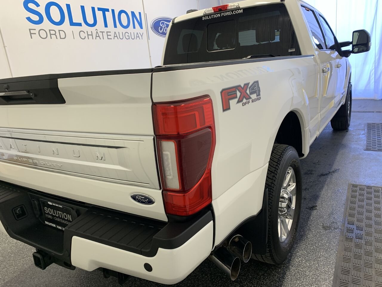 2021 Ford Super Duty F-250 PLATINUM SRW White Châteauguay - photo #12