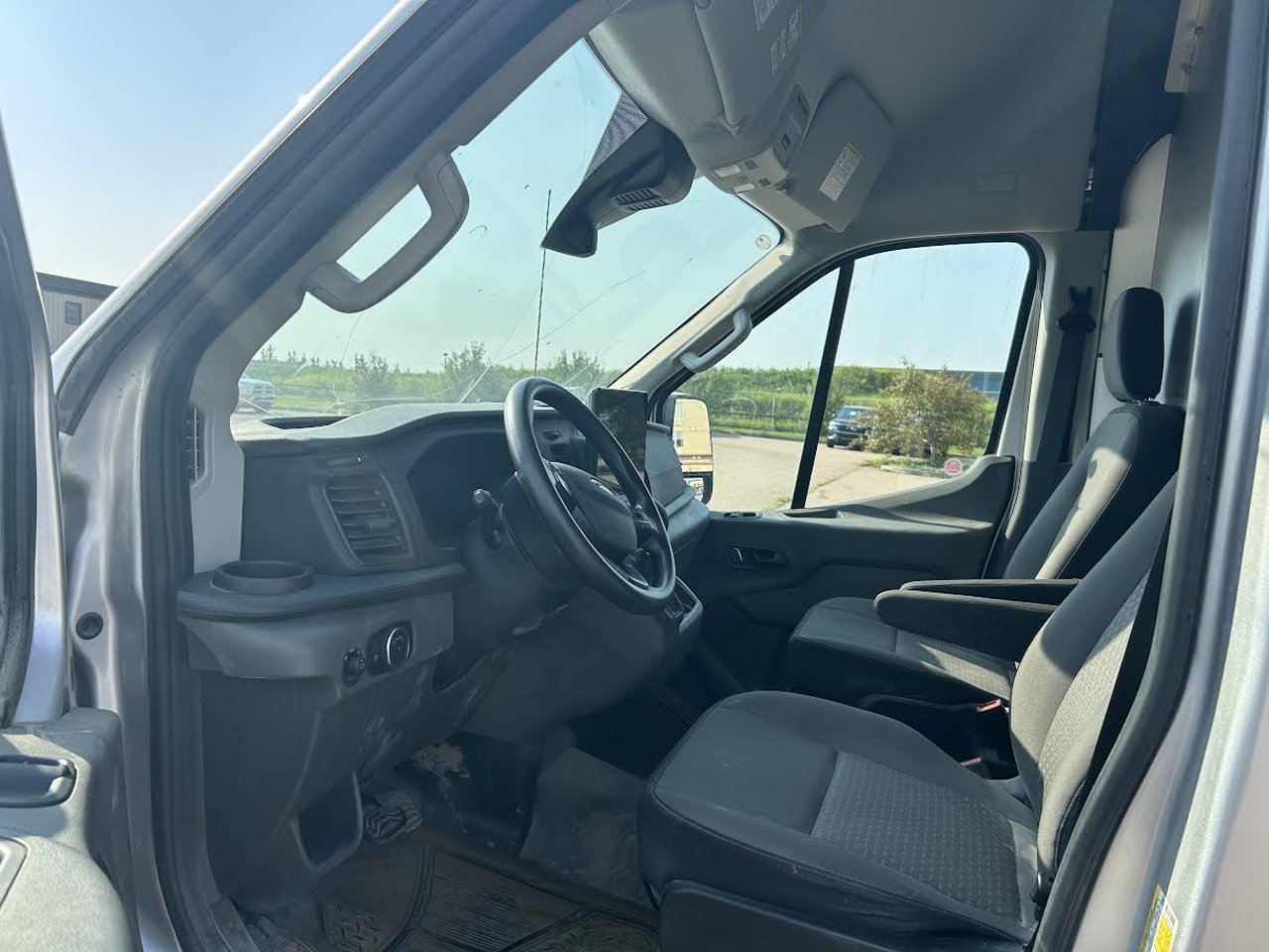 2024 Ford Transit Cargo Van T-350 HD 148 EL Hi Rf 9950 GVWR DRW AWD Grey Sherwood Park - photo #5