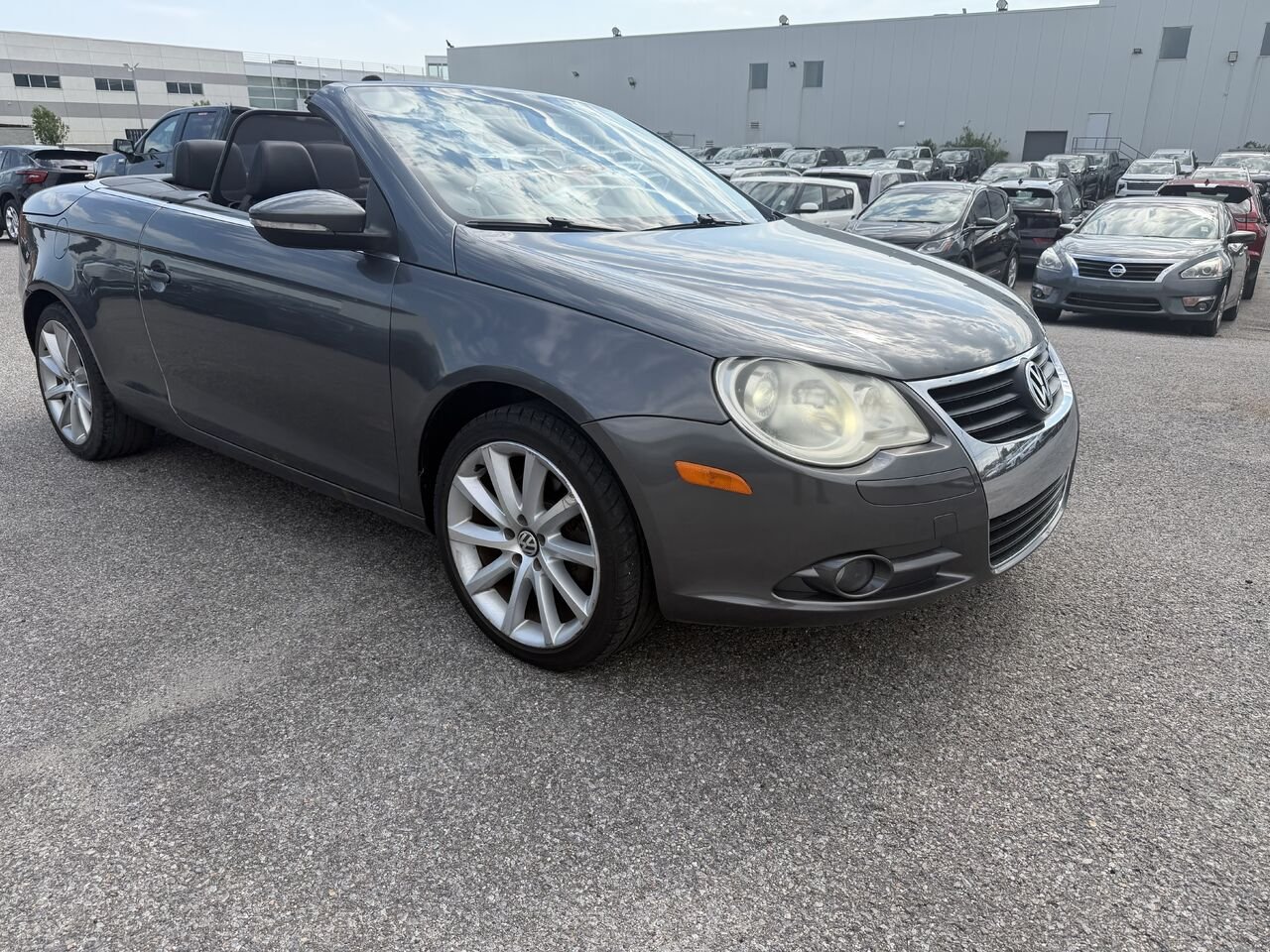 VOLKSWAGEN EOS DSG Highline décapotable 2 portes 2011 Gris Gatineau - photo #12