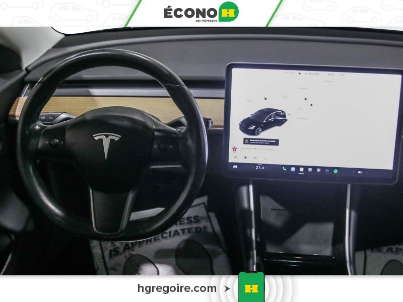 Tesla Model 3 727190A | LONG RANGE TOIT CUIR MAGS CAM RECUL BLUETOOTH 2018 Noir Laval - photo #11