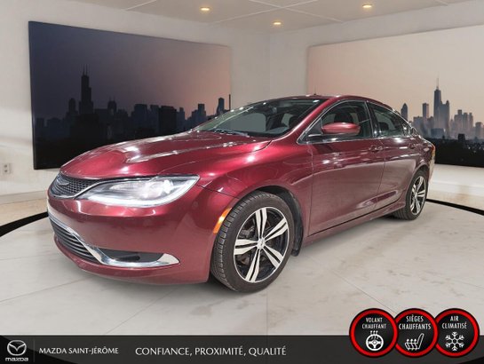 2016 Chrysler 200 Limited | V6 | AUTOMATIQUE | Red