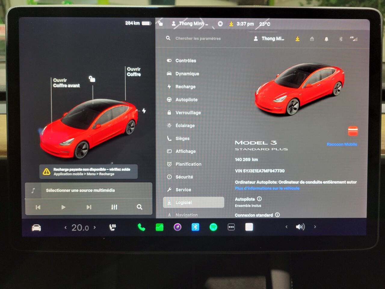 Tesla Model 3 2021 Blanc Longueuil, - photo #19