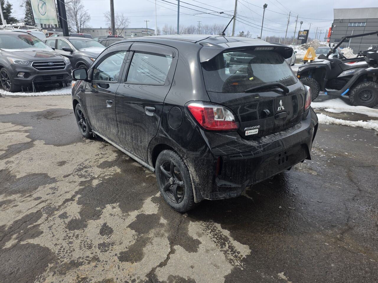 2024 Mitsubishi Mirage Grey  - photo #3
