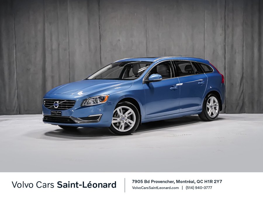 2015 Volvo V60 T5 PREMIER PLUS POWER BLUE