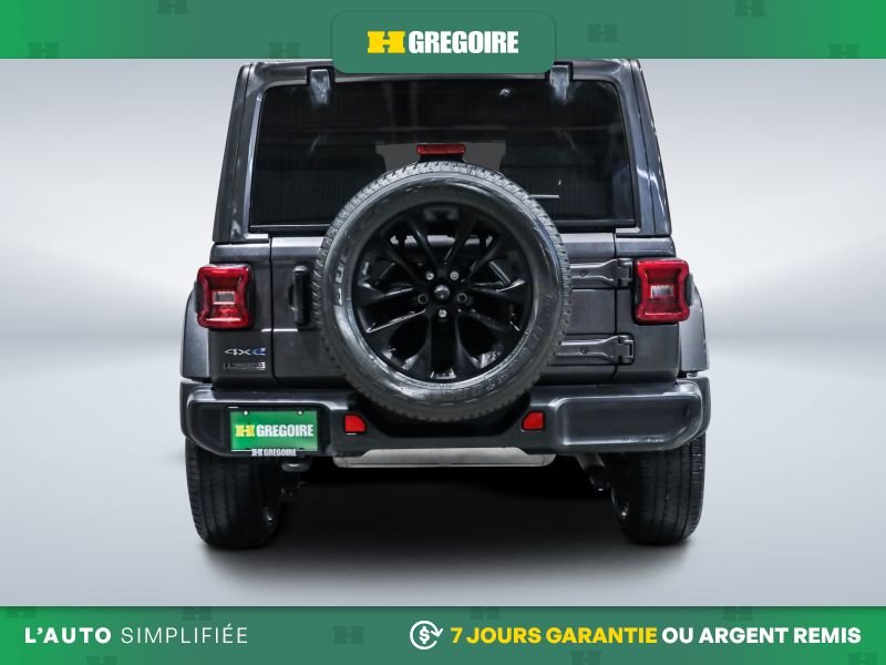 Jeep Wrangler 726416 | 4XE SAHARA PLUG IN HYBRID 4WD CUIR MAGS 20 PO 2021 Gris Laval - photo #7