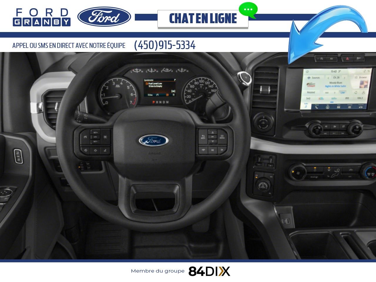 Ford F-150 2023 Gris Granby - photo #8
