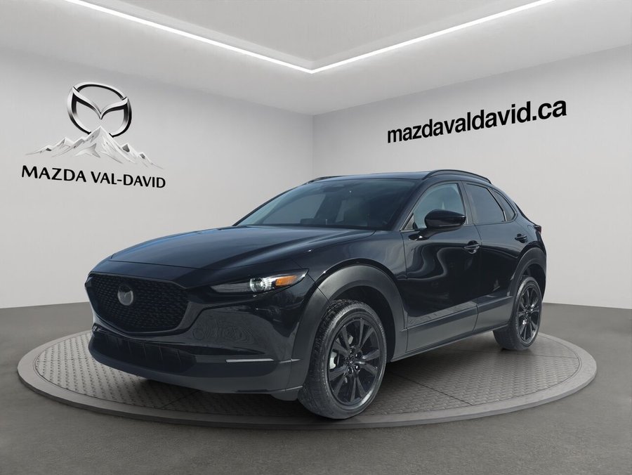 2026 Mazda CX-30 Gs, awd, sièges, volant et rétroviseurs chauffants Jet Black Mica