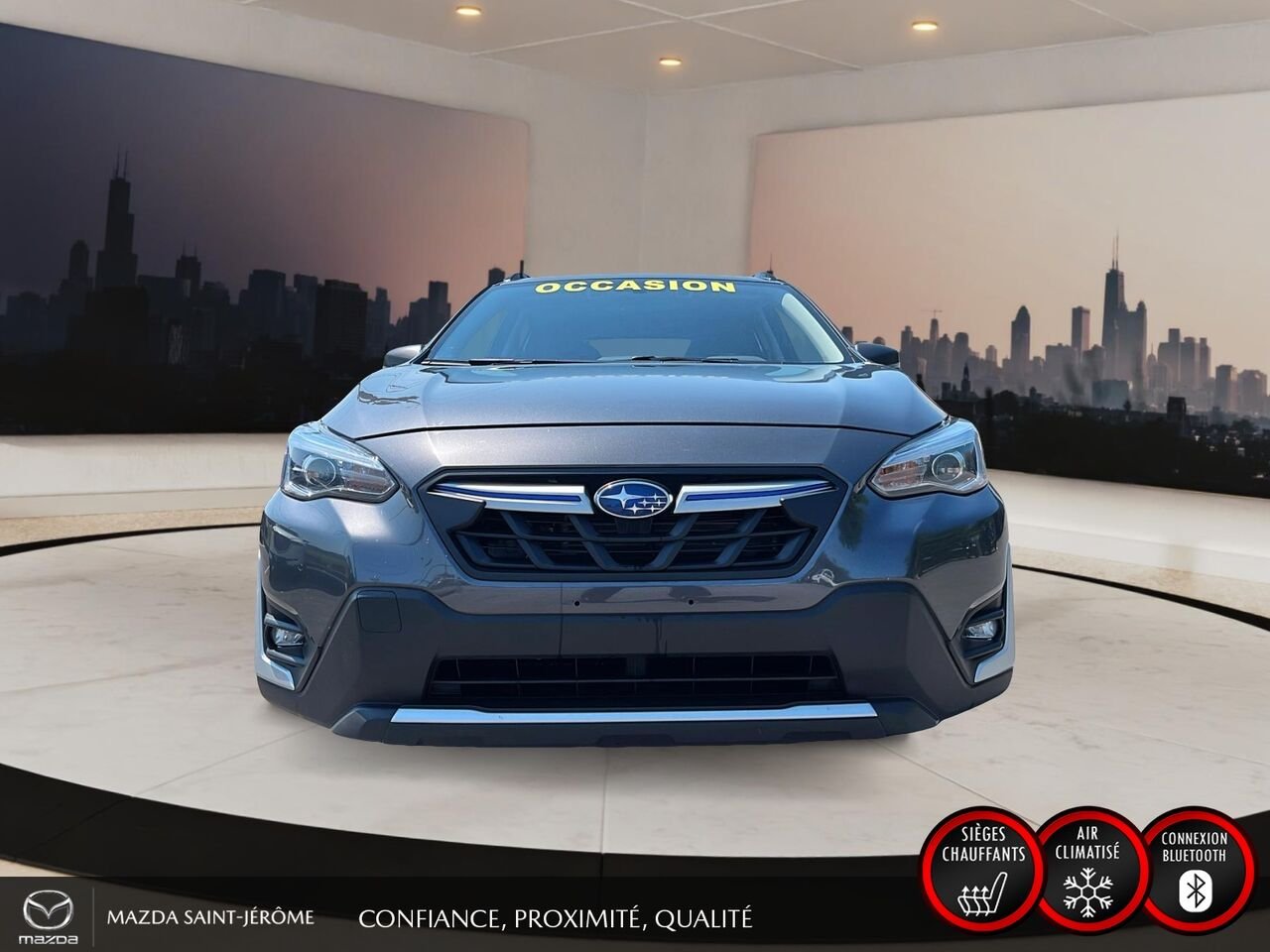 2023 Subaru Crosstrek hybride rechargeable Limited | TOIT OUVRANT | CUIR | AWD | Grey Saint-Jérôme - photo #2